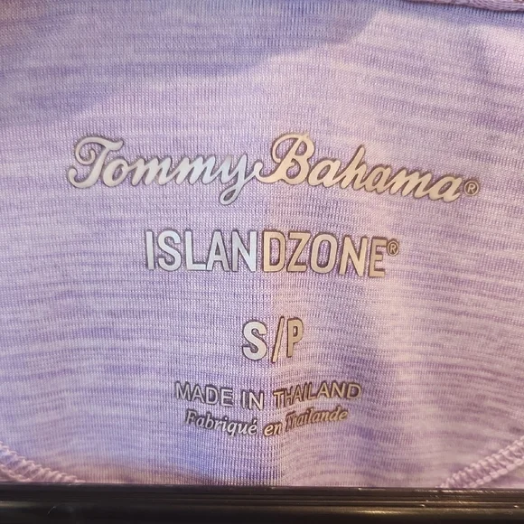 Tommy Bahama Women's Purple Short Sleeve Polo - Picture 2 of 4